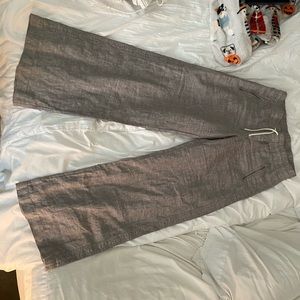 Athleta wide leg linen pants